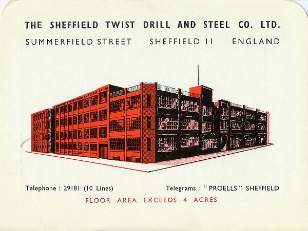 Dormer  /  The Sheffield Twist Drill and Steel Co. Ltd. Summerfield Street, 1957