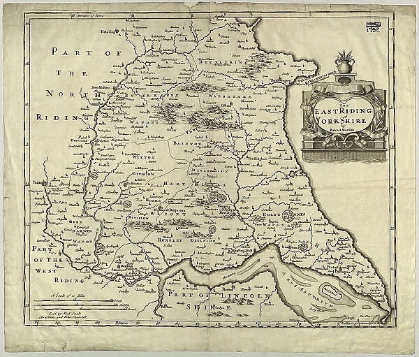 East Riding of Yorkshire by Robert Morden, [c. 1720s]