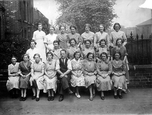 Employees of George Bassett and Co. confectionery manufacturer, Sheffield, c. 1930s