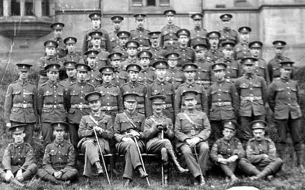 First Detachment of Unit for Overseas, 3rd Northern General Base Hospital, Broomhall, World War I, 1915