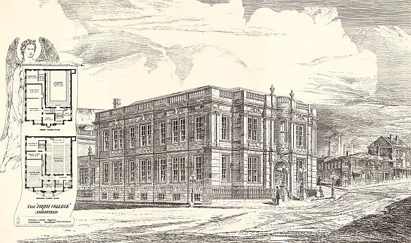 Firth College, West Street, Sheffield with inset floor plans