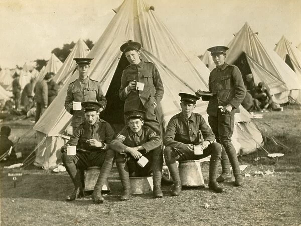 Hallamshire Rifles (1st Hallamshire Volunteer Battalion, York and Lancaster Regiment) at Tidworth, Wiltshire, 1910