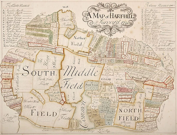 Harthill, Yorkshire, surveyed in 1720