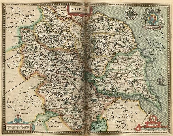 John Speeds map of Yorkshire, 1611