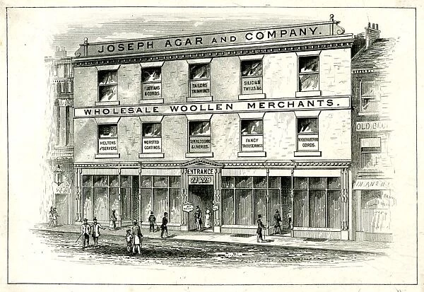 Joseph Agar and Company, wholesale woollen merchants, High Street, Sheffield