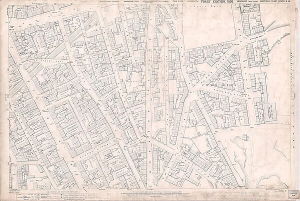 Ordnance Survey Map, Bernard Road area, 1890 (sheet no. Yorkshire No. 294.8.18)