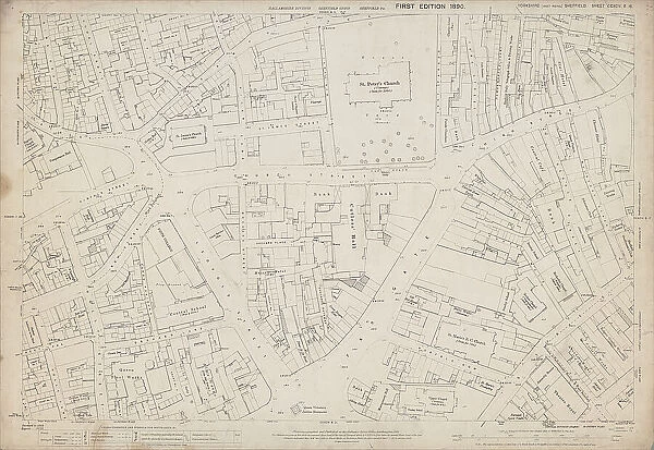 Ordnance Survey Map, City Centre, 1890 (sheet no. Yorkshire No. 294.8.16)