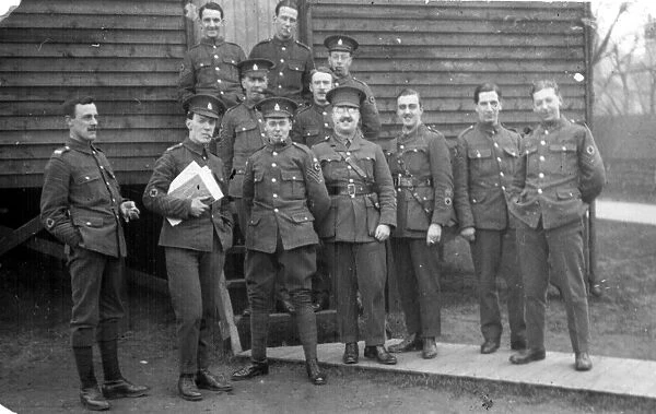 Outside the Sergeants Mess, 3rd Northern General Base Hospital, Broomhall, World War I
