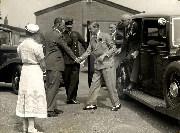 Painted Fabrics - Edward, Prince of Wales visit, 1935