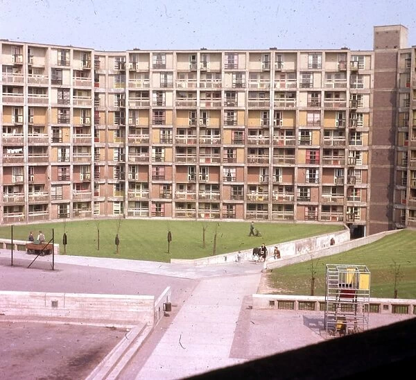 Park Hill Flats, Sheffield, Yorkshire, 1962