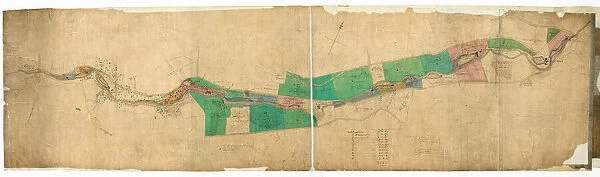 Plan of the Rivelin Valley from Rivelin Mill to Hollins Bridge, c. 1814
