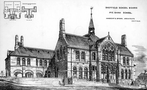 Pyebank School, Andover Street, Architects Design, 1874