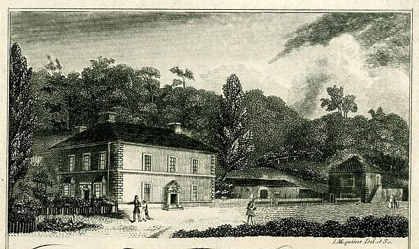 Sample of engraving by Mequiner, engraver and copper plate printer, 12 Cross Burgess Street, Sheffield