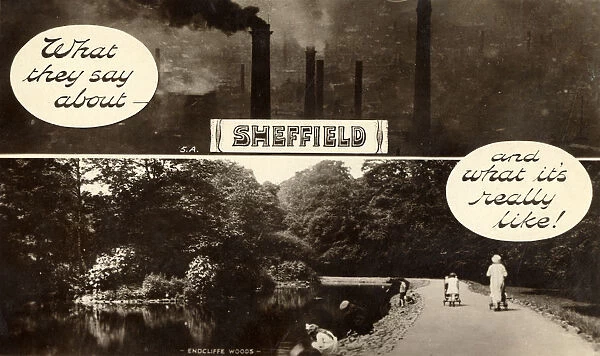 What they say about Sheffield and what its really like! Sheffield, Yorkshire, c. 1910