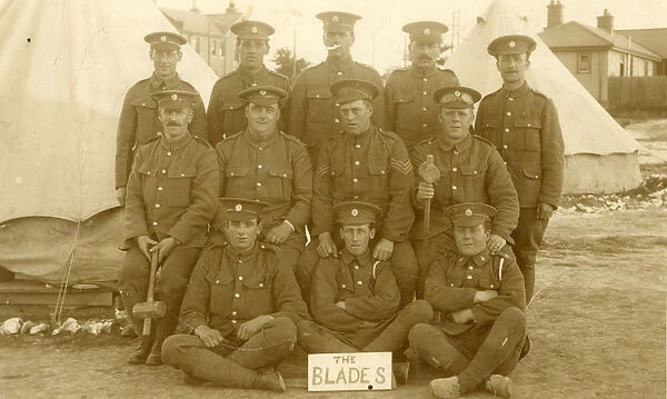 Sheffield Army Service Corps soldiers, c. 1916