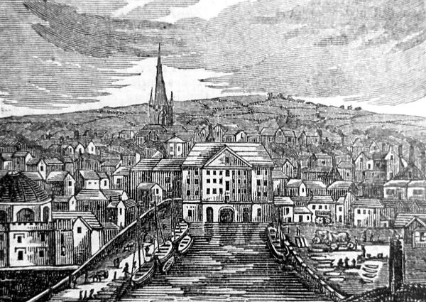 Sheffield Canal Basin, 1826