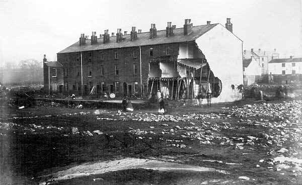 Sheffield Flood, Remains of Brick Row, Holme Lane, Hillsborough, , 1864
