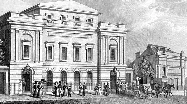 Sheffield Music Hall, Surrey Street, 1830