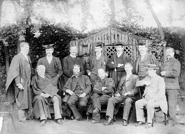 Sheffield Royal Grammar School staff, 1896