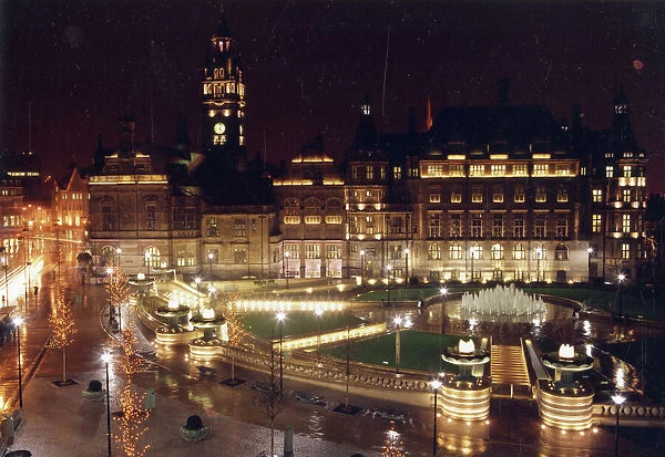 Sheffield Town Hall and Peace Gardens