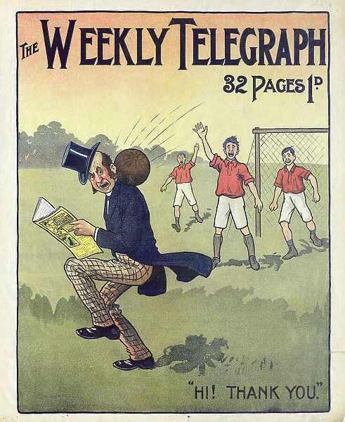Sheffield Weekly Telegraph poster: Hi!, thank you, 1901