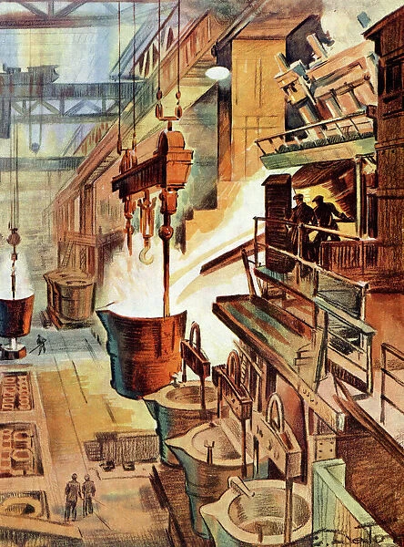 Sheffields steel industry, 1948