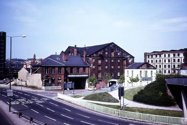 Terminal and Straddle Warehouse, Canal Basin, Sheffield, 1977