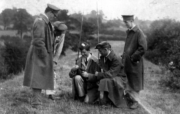 Waltonian Angling Society entertaining wounded soldiers from 3rd Northern General Hospital, c. 1916