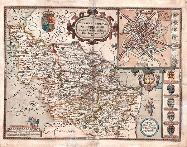 The West Ridinge of Yorkeshyre (Yorkshire) c. 1610