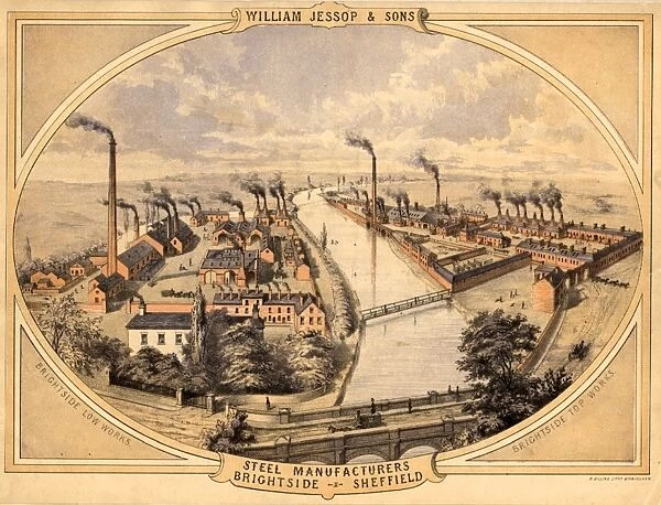 William Jessop and Sons, Brightside Works, Brightside Lane, c. 1858