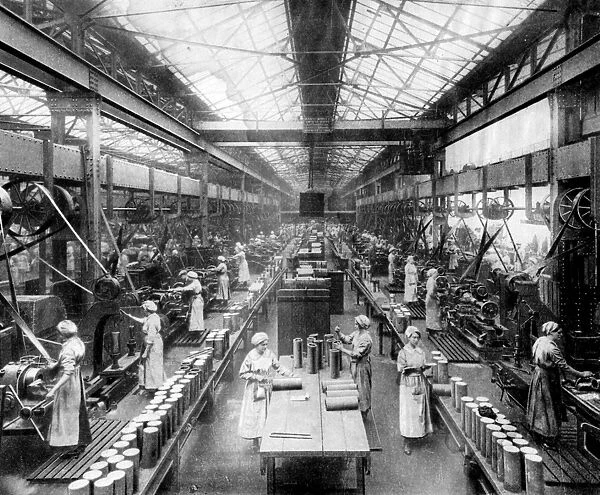 World War One shell making, Sheffield, 1918