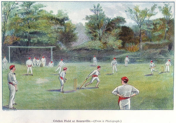Cricket Field at Bournville, 1892