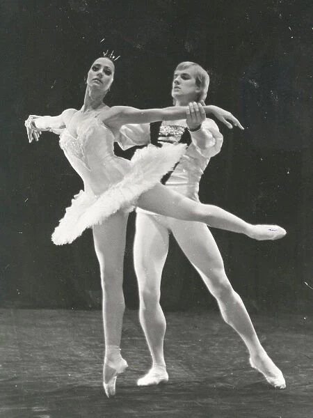 Natalia Bessmertnova and Alexander Godunov in the Ballet Swan Lake, 1970s