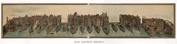 Old London Bridge, c1600 (1893)