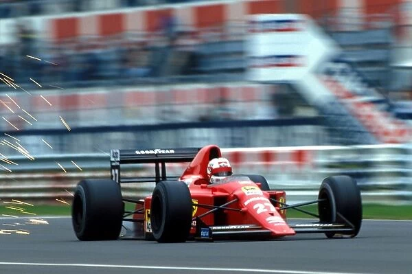 Formula One World Championship: Nigel Mansell Ferrari 640 could not satisfy the Ferrari fans demands for success as his gearbox failed him