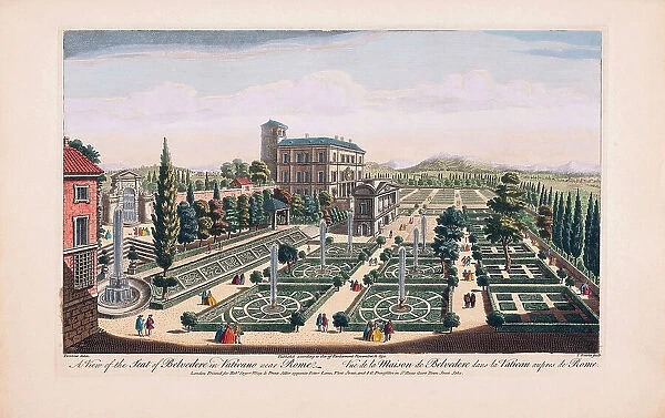 na. The Vatican Gardens as they appeared in the mid-18th century