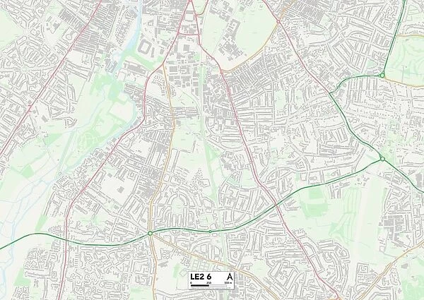 Leicester LE2 6 Map