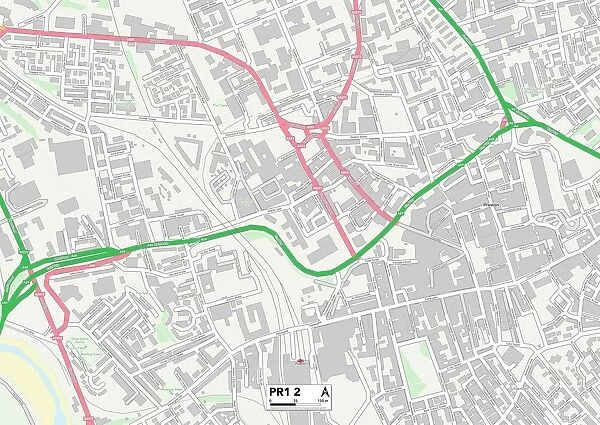 Preston PR1 2 Map