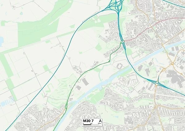 Salford M30 7 Map