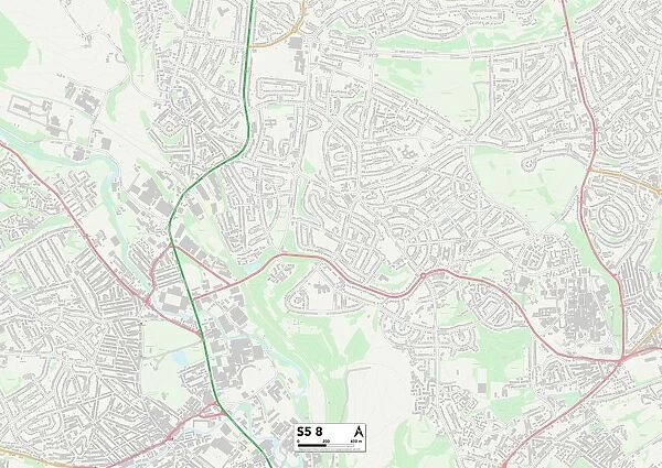 Sheffield S5 8 Map