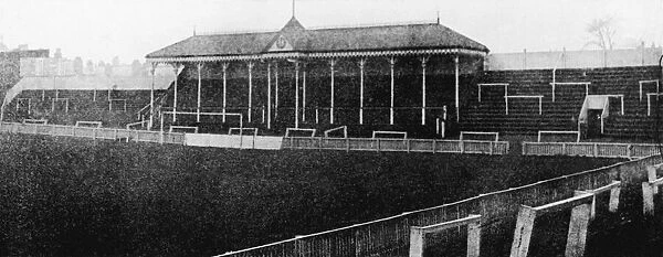 The home of Birmingham Football Club at Small Heath, Birmingham before the 1905 - 1906