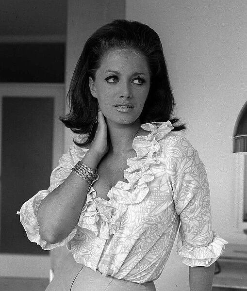 Jackie Collins sister of actress Joan when she was modeling in 1965