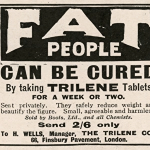 Advertisment for diet pills
