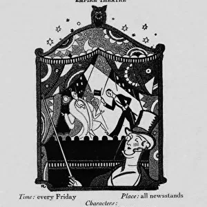 Advert for The New Yorker Magazine, 1925, New York