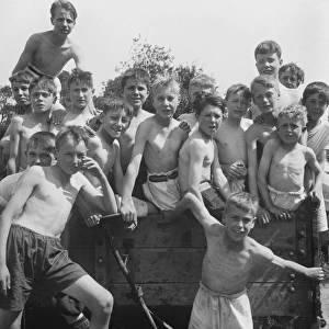 Boys Club informal group photo 1934