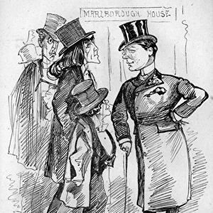 Cartoon, A G Vance and fellow-theatricals