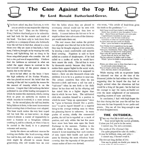 The case against the top hat