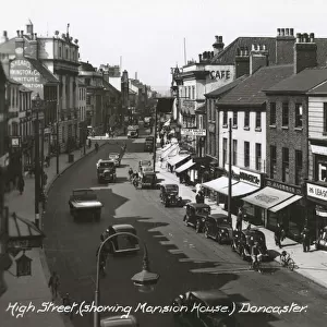 Doncaster - High Street (showing Mansion House)