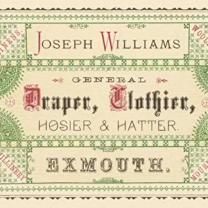 Exmouth Drapers Card