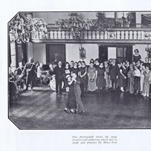 A gathering of professional dancers at the Holborn Restauran